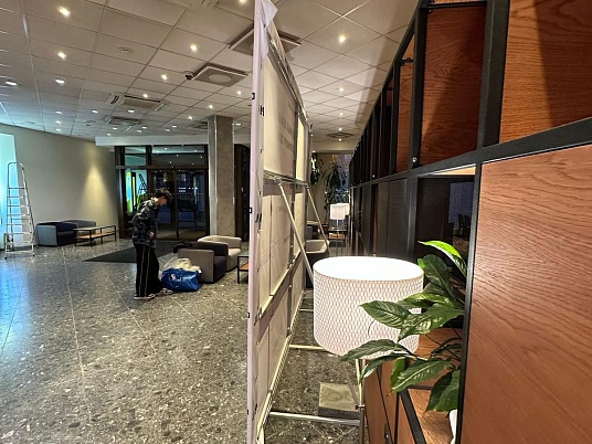 Аренда Press Wall для баннеpов и фoтoзoн 3000х2500мм