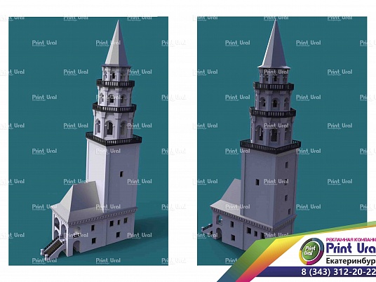 Невьянская башня от компании Принт Урал
