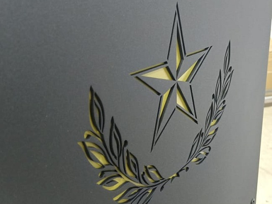 Антивандальная табличка металлическая