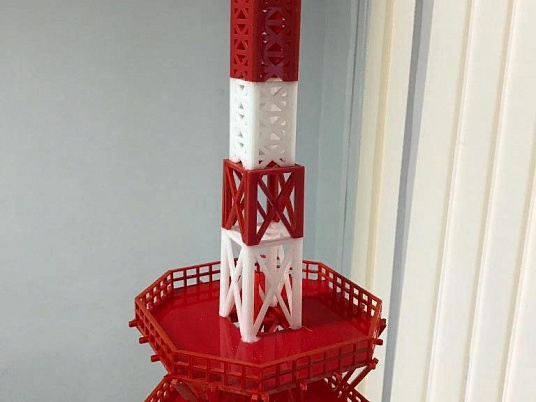 Изготовление макета телевышки.