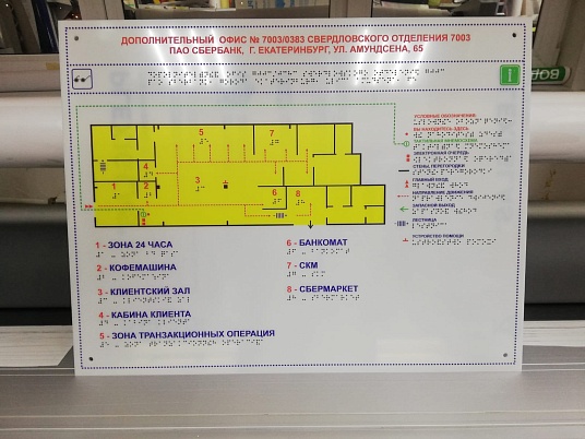 Тактильная мнемосхема